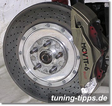 gelochte Bremsscheibe von Mov'it f&uuml;r Mitsubishi Evo
