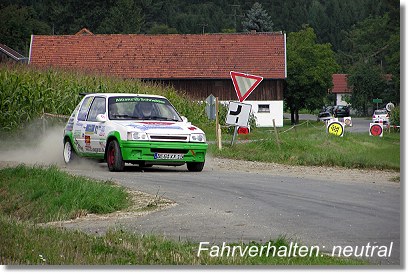 Fahrverhalten: neutral - Fronttriebler (Peugeot 106)