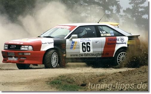 Quattro im Rallyeeinsatz