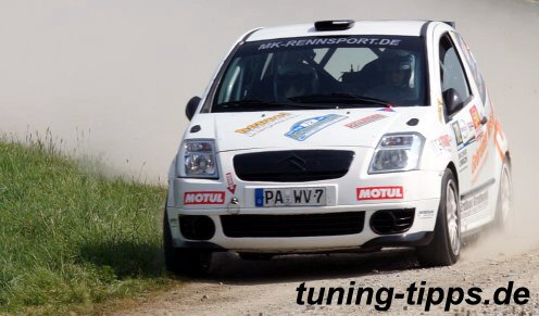 kein Citroen C2 Super 1600, aber doch beachtlich schnell unterwegs