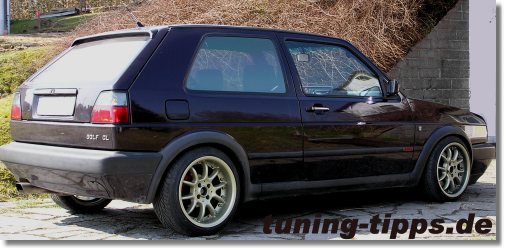 Golf 2 GTI mit BBS  Rennsportfelgen