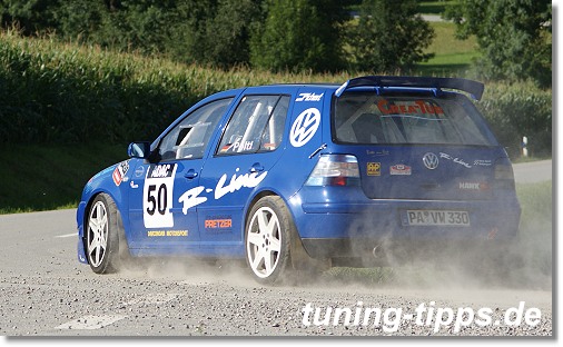Golf 4 Turbo von Udo Pöltl im Rallyeeinsatz