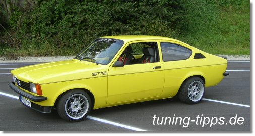 Kadett C GTE mit 2L 16V-Motor