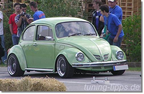 VW K�fer beim Beschleunigungsrennen