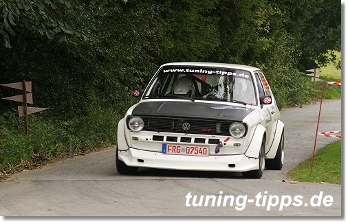 VW Polo 1 Gruppe H im Rallyeeinsatz