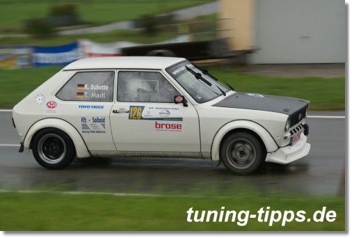 VW Polo 1 Gruppe H im Rallyeeinsatz