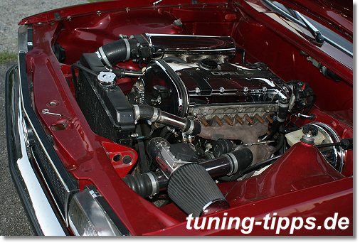 Opel Ascona B mit 2,0 L DOHC 16V-Motor und Turbolader