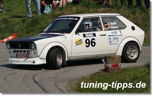 VW Polo 1 Gruppe H im Rallyeeinsatz