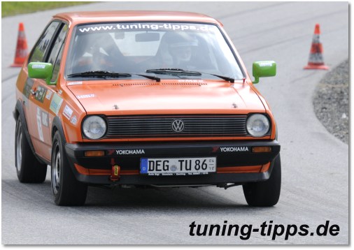 VW Polo 86 C niederbayerische Slalommeisterschaft R&ouml;hrnbach