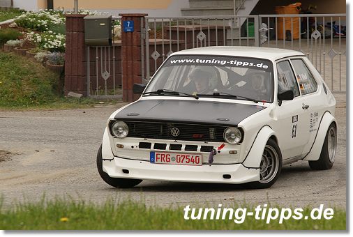 VW Polo 1 Gruppe H im Rallyeeinsatz