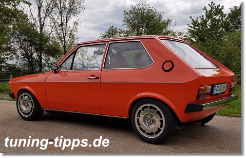 VW Polo 1 Heckansicht