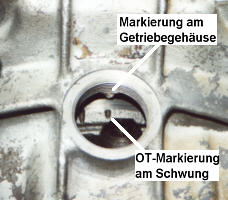 OT Markierung am Schwung