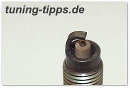 Motorradkerze, Kerzenbild in Ordnung