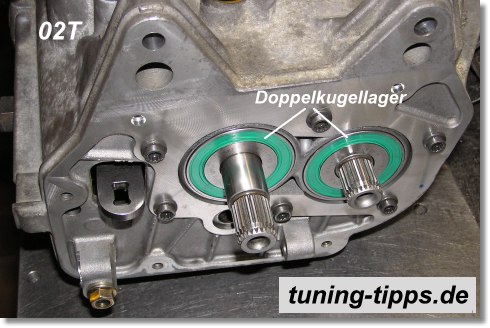 Getriebe 02T - Doppelkugellager